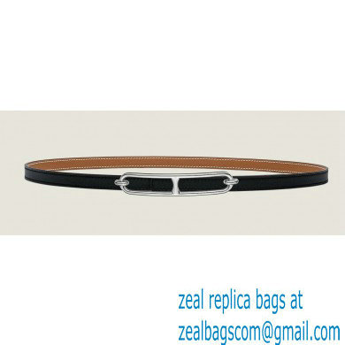 Hermes Roulis belt buckle & Reversible leather strap 13 mm 09 2023